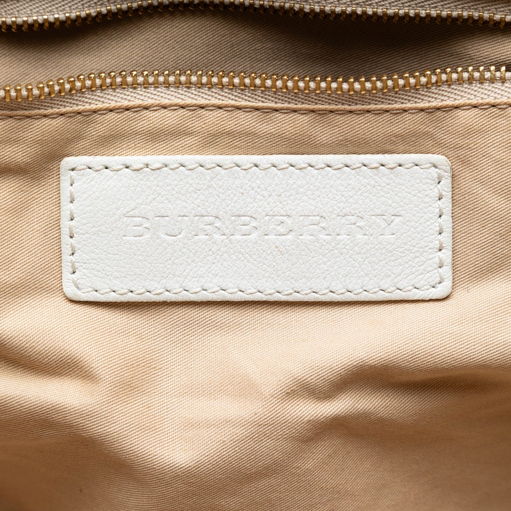 Burberry Small Leather Trimmed Haymarket Check Coated Canvas Canterbury Tote