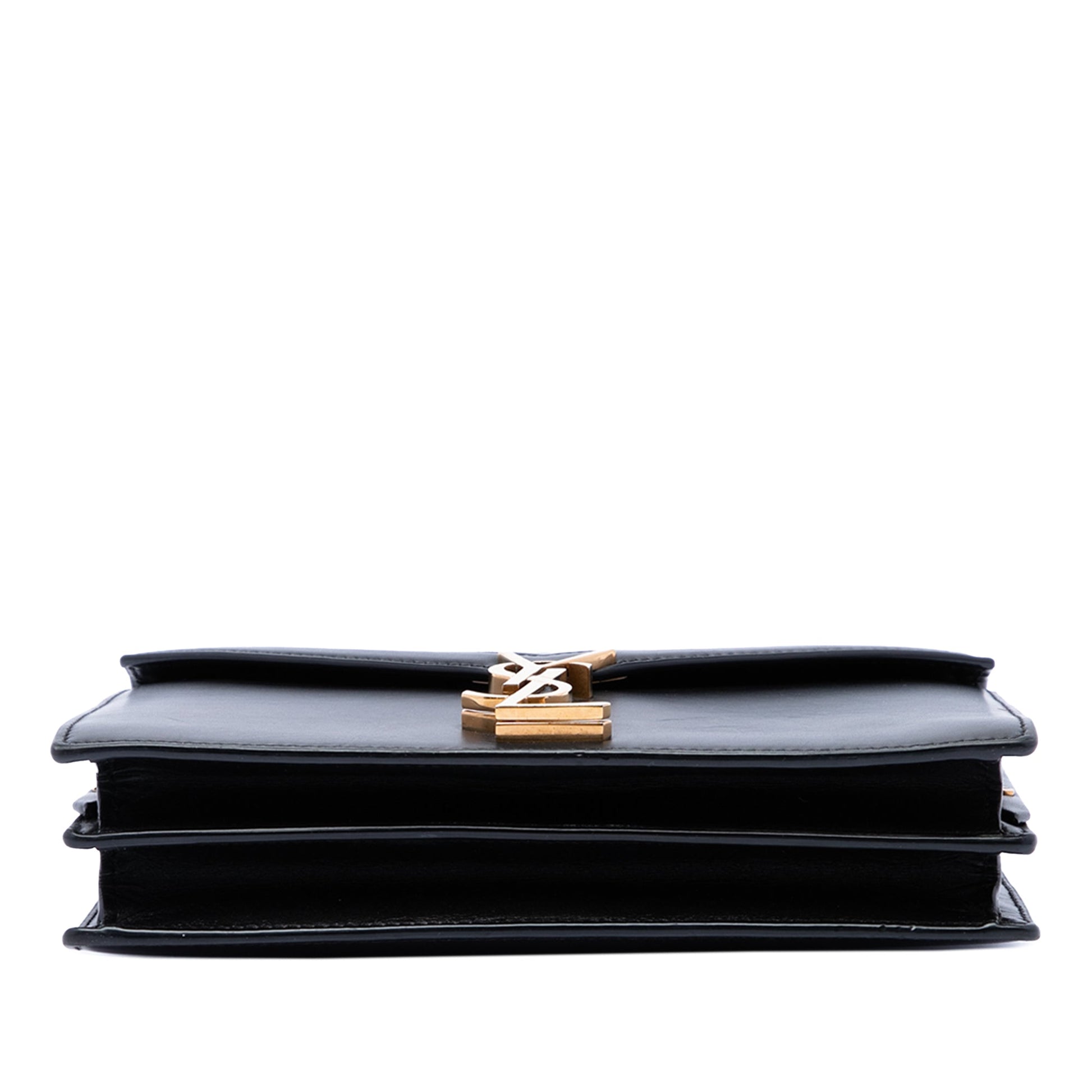 Saint Laurent Smooth Calfskin Monogram Cassandra Clasp Bag