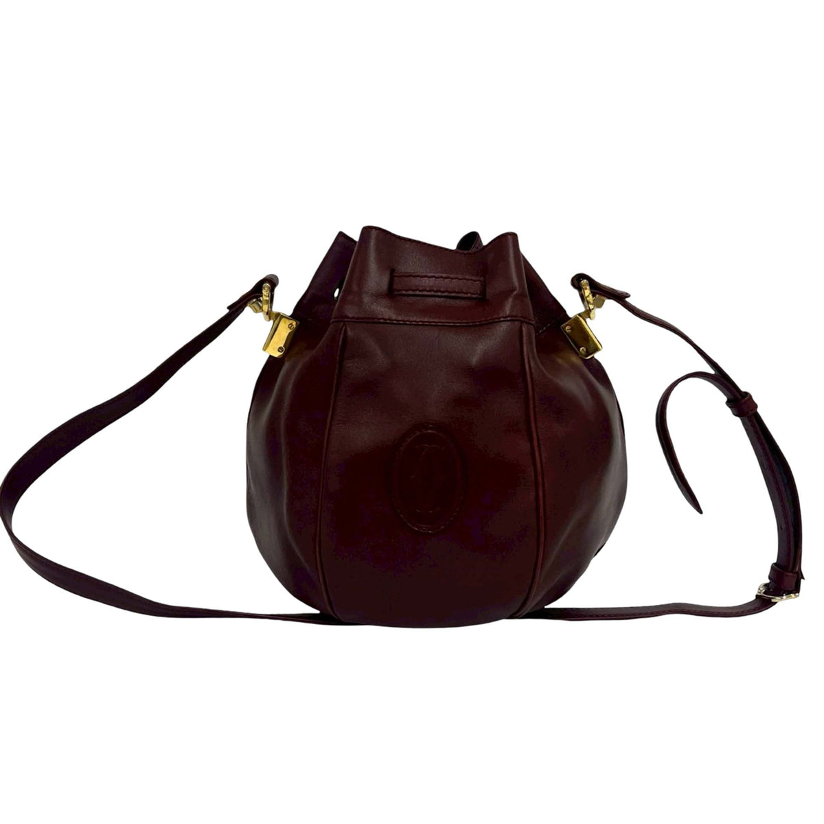 Cartier Must de Cartier Leather Bucket