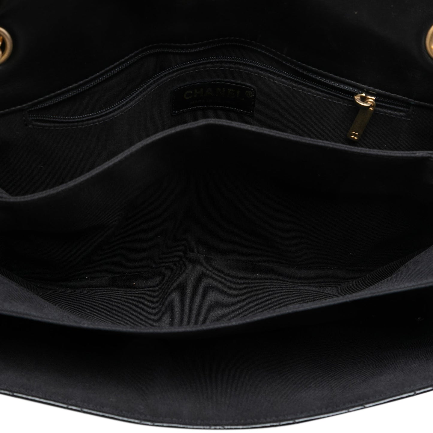 Chanel Quilted Crinkled Patent Pagoda Accordion Flap