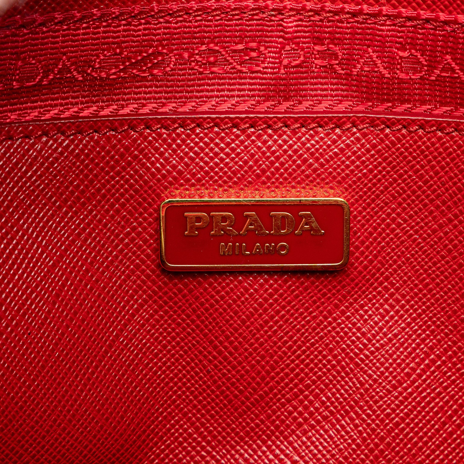 Prada Saffiano Double Zip Crossbody
