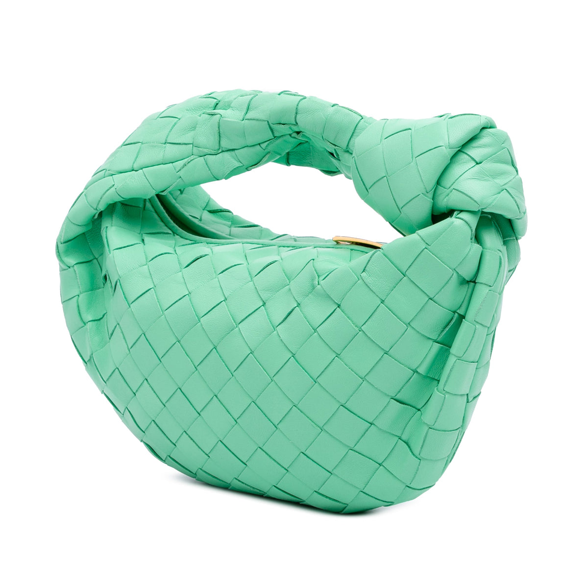 Bottega Veneta Mini Nappa Intrecciato Jodie — Green