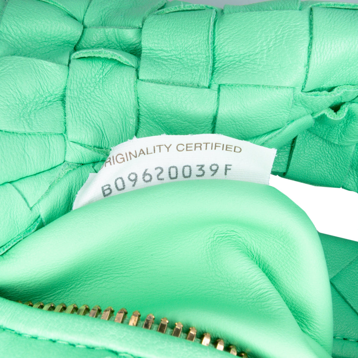 Bottega Veneta Mini Nappa Intrecciato Jodie — Green