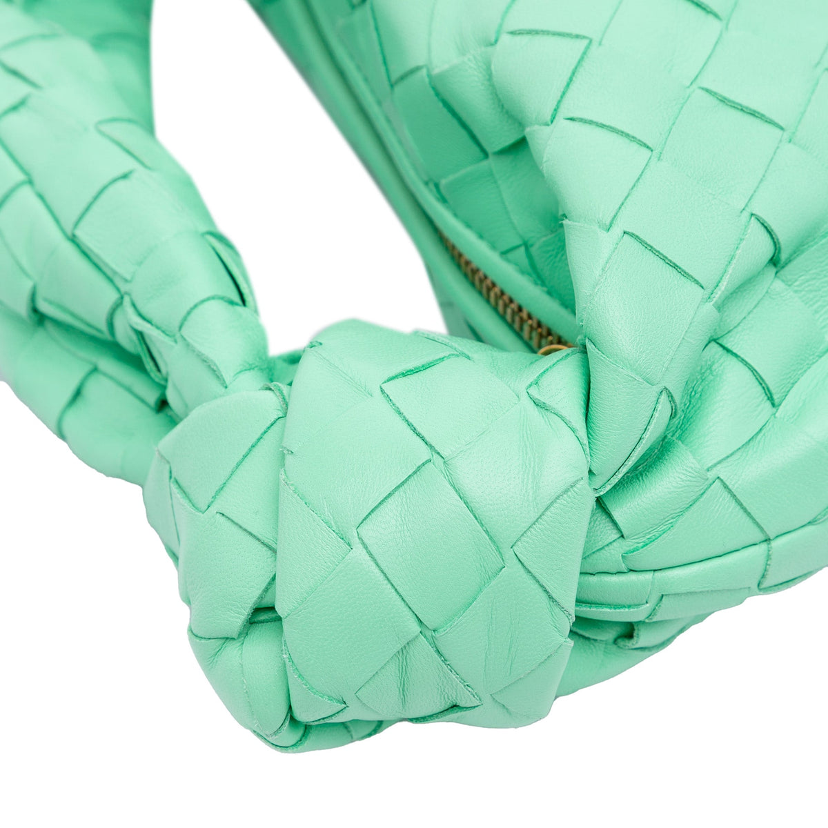 Bottega Veneta Mini Nappa Intrecciato Jodie — Green