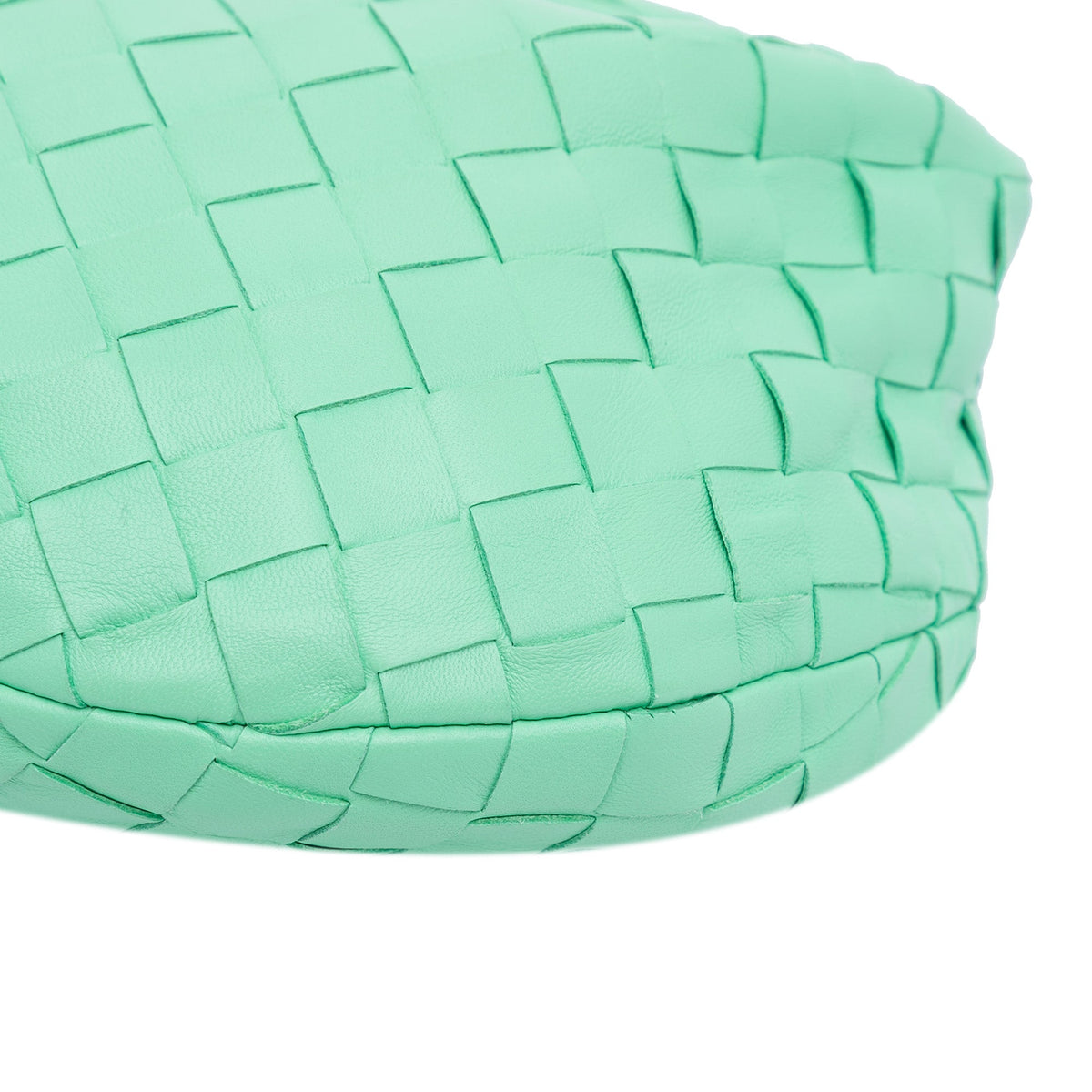 Bottega Veneta Mini Nappa Intrecciato Jodie — Green