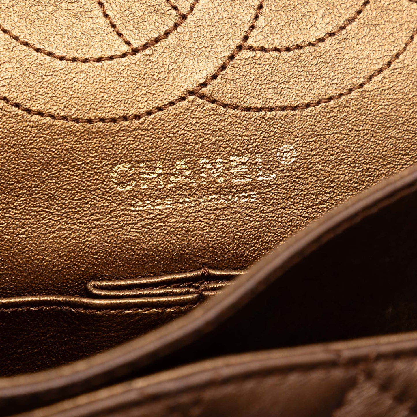 Chanel Quilted Metallic Calfskin Reissue 2.55 Double Flap 225