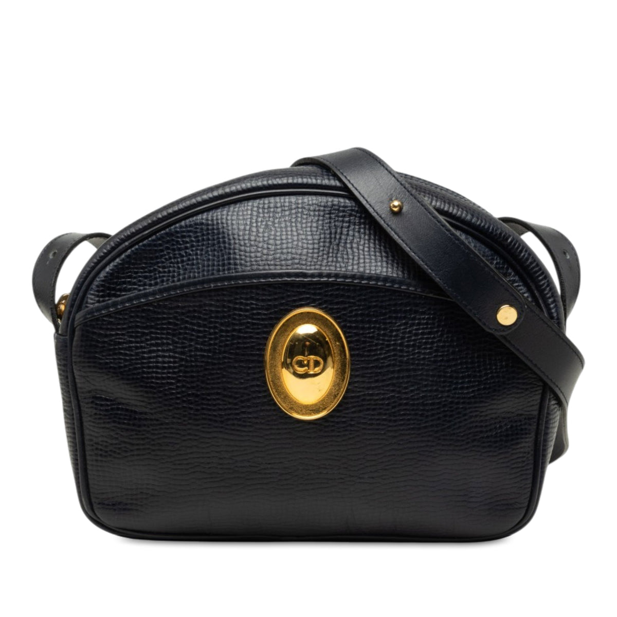 Dior Leather Crossbody — Blue