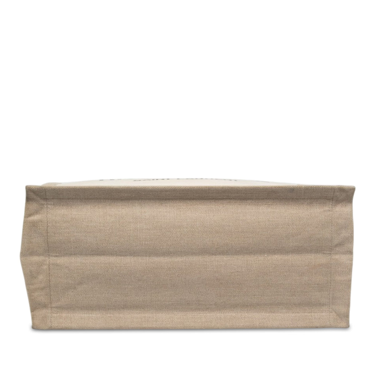 Saint Laurent Small Canvas Rive Gauche Tote — Beige