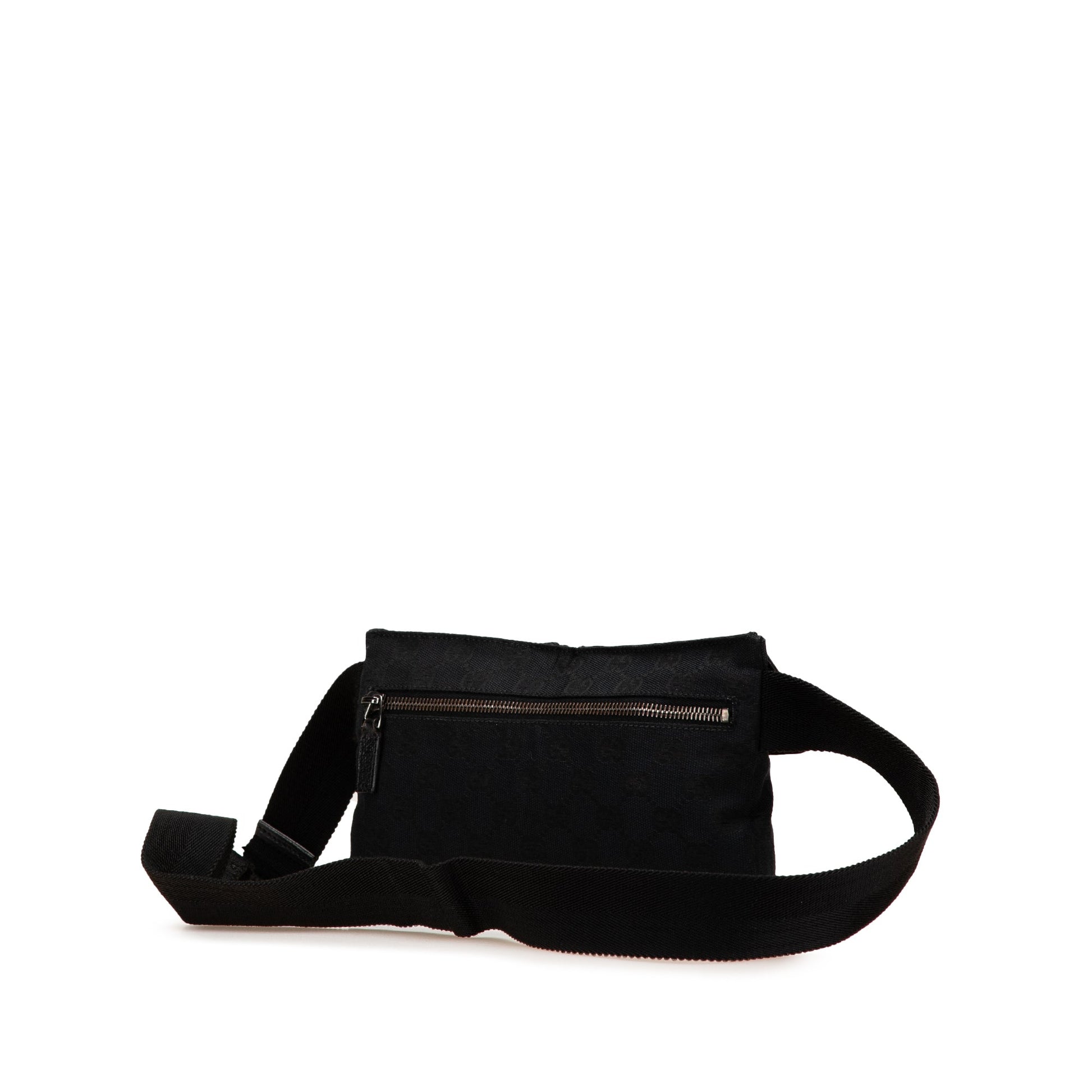 Gucci GG Canvas Double Pocket Belt Bag