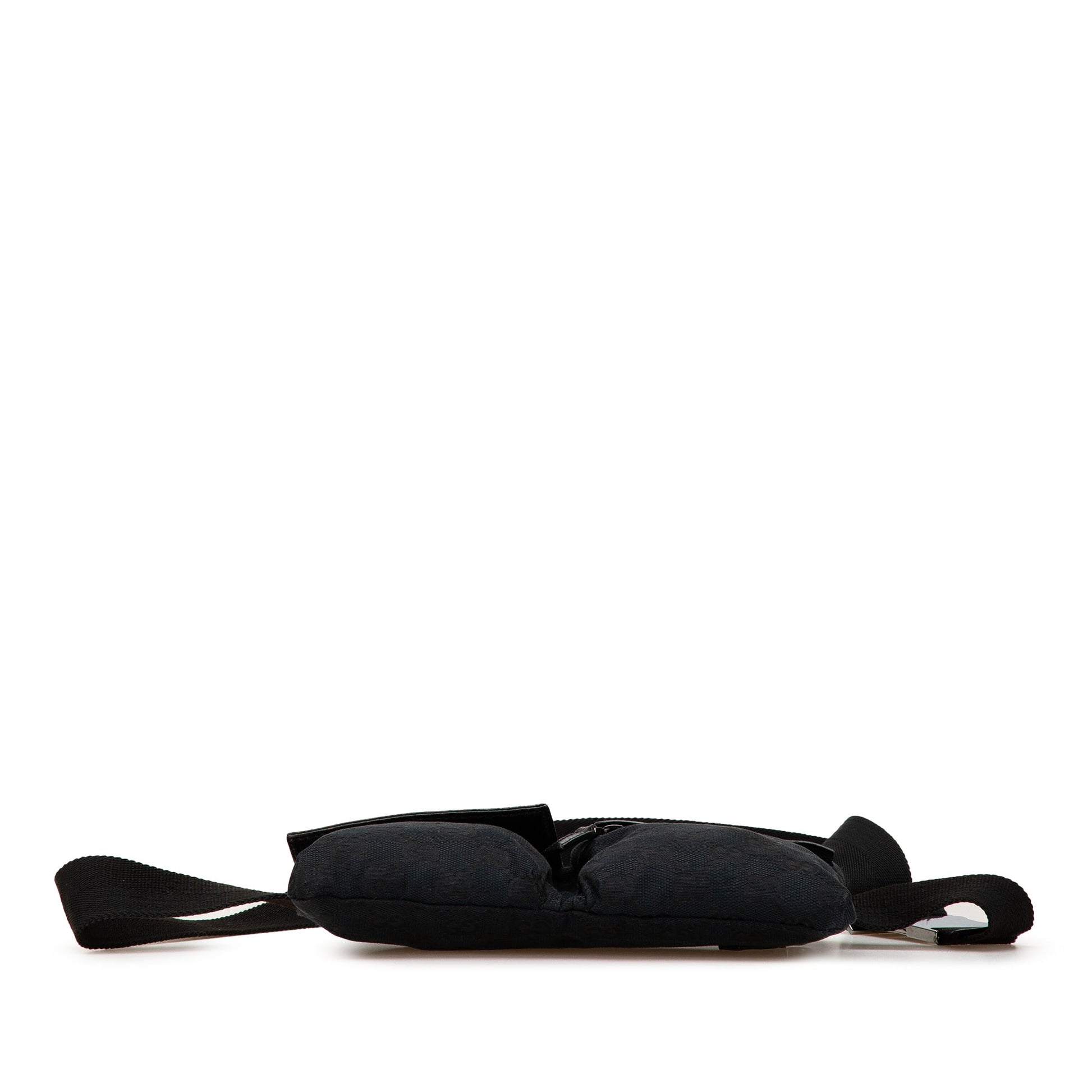 Gucci GG Canvas Double Pocket Belt Bag