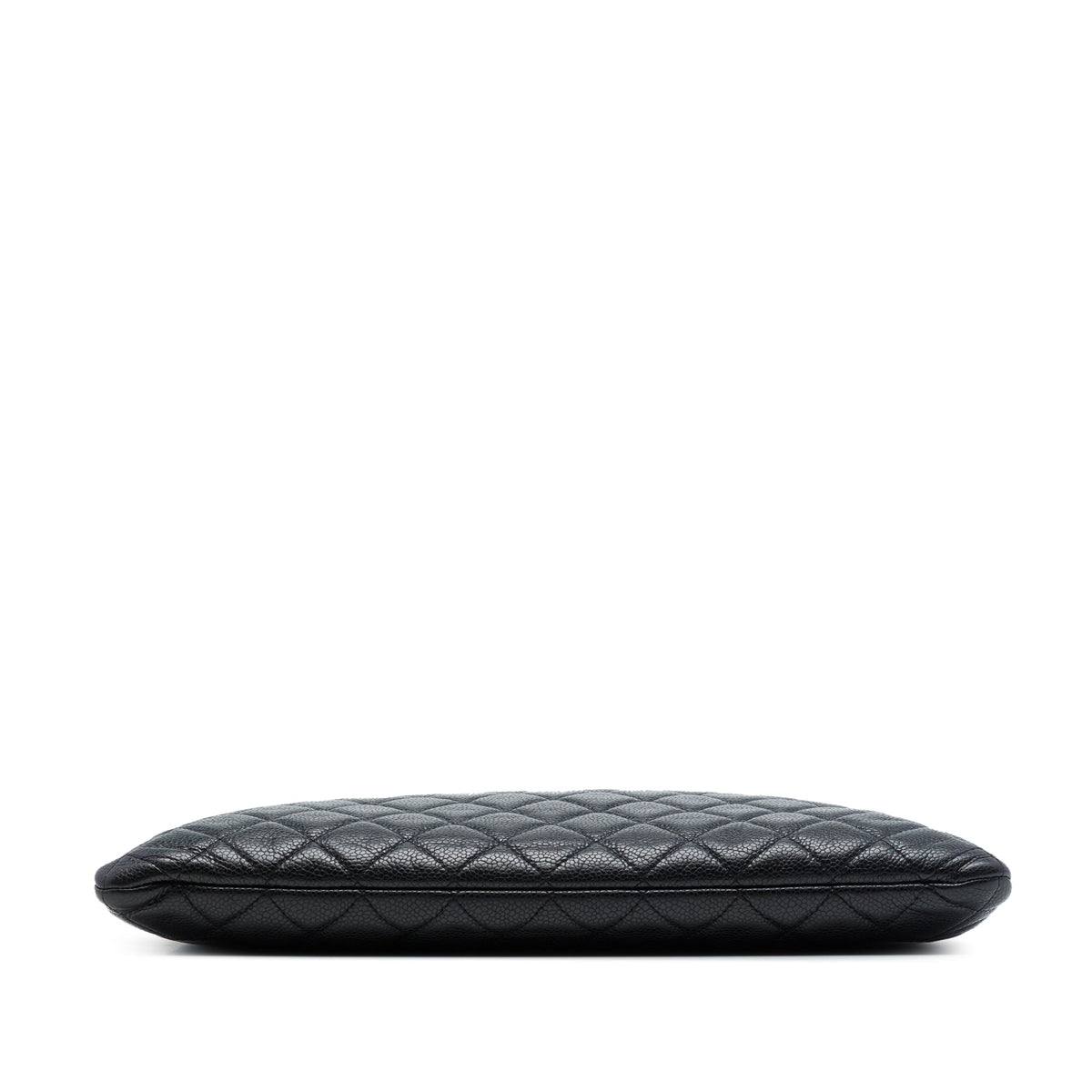 Chanel Large Quilted Caviar O Case Clutch
