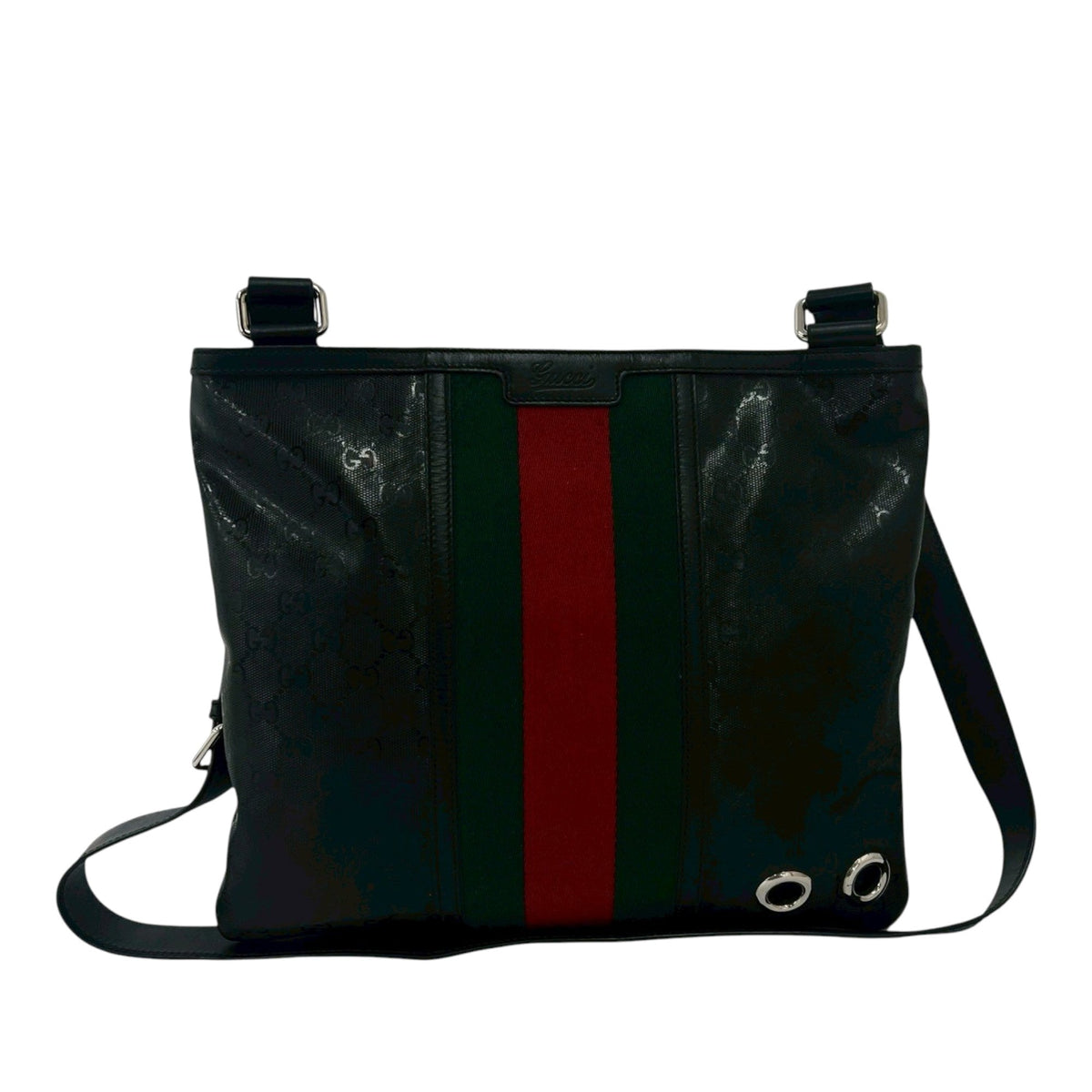 Gucci Fiat 500 Medium GG Imprime Web Messenger Bag