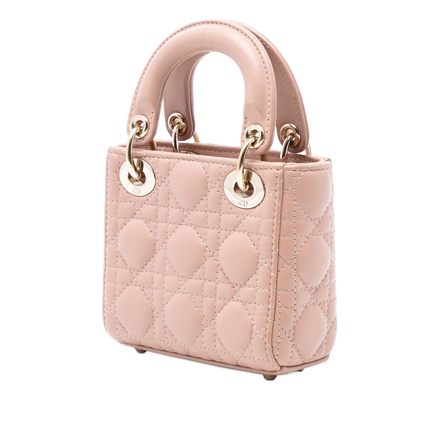 Micro Lambskin Cannage Lady Dior