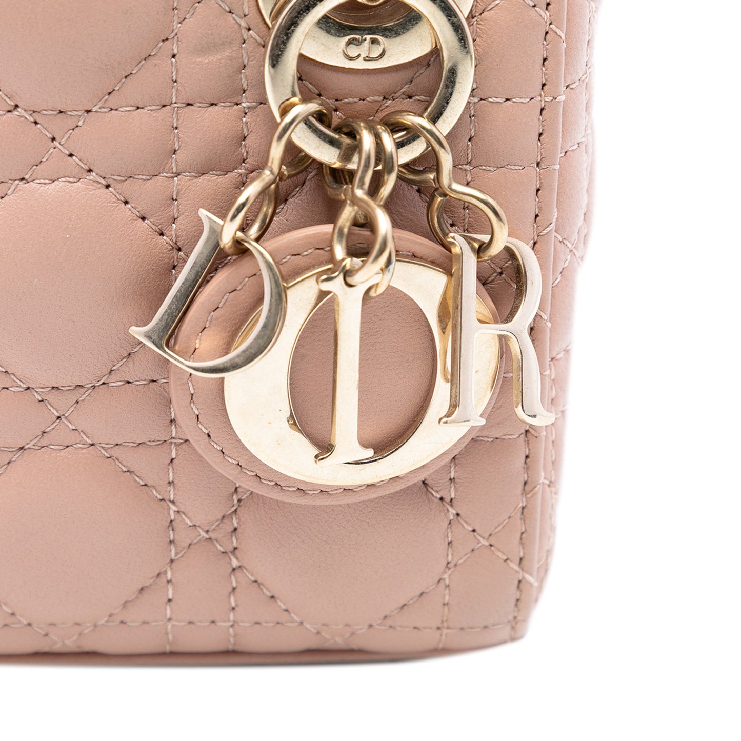 Micro Lambskin Cannage Lady Dior