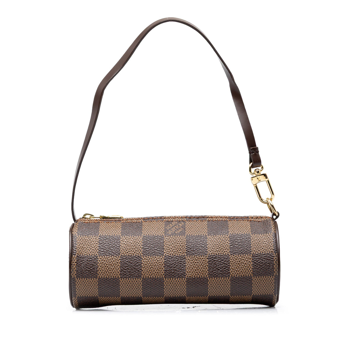 Louis Vuitton Damier Ebene Papillon Pochette — Brown