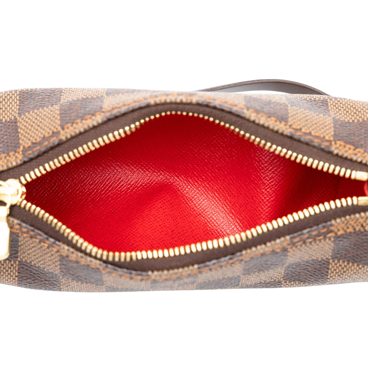 Louis Vuitton Damier Ebene Papillon Pochette — Brown