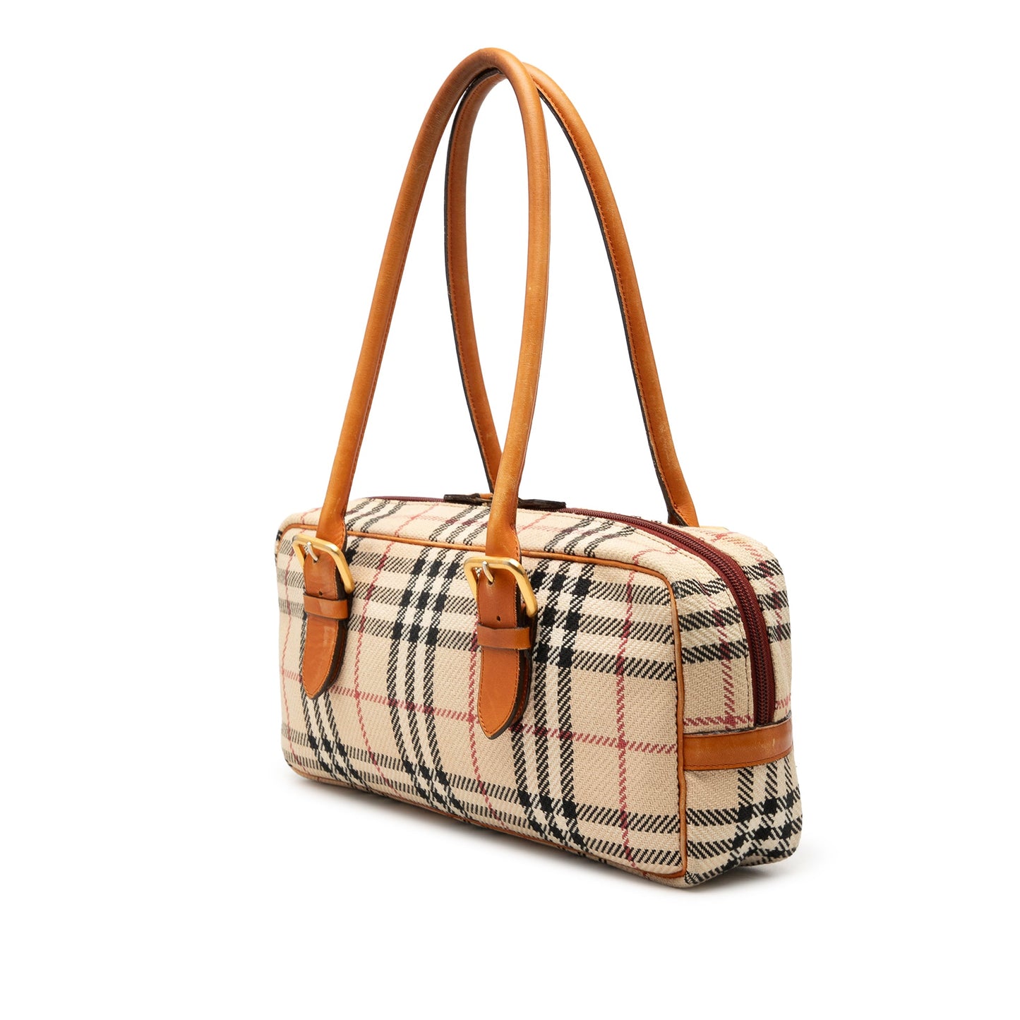 Burberry House Check Wool Shoulder Bag