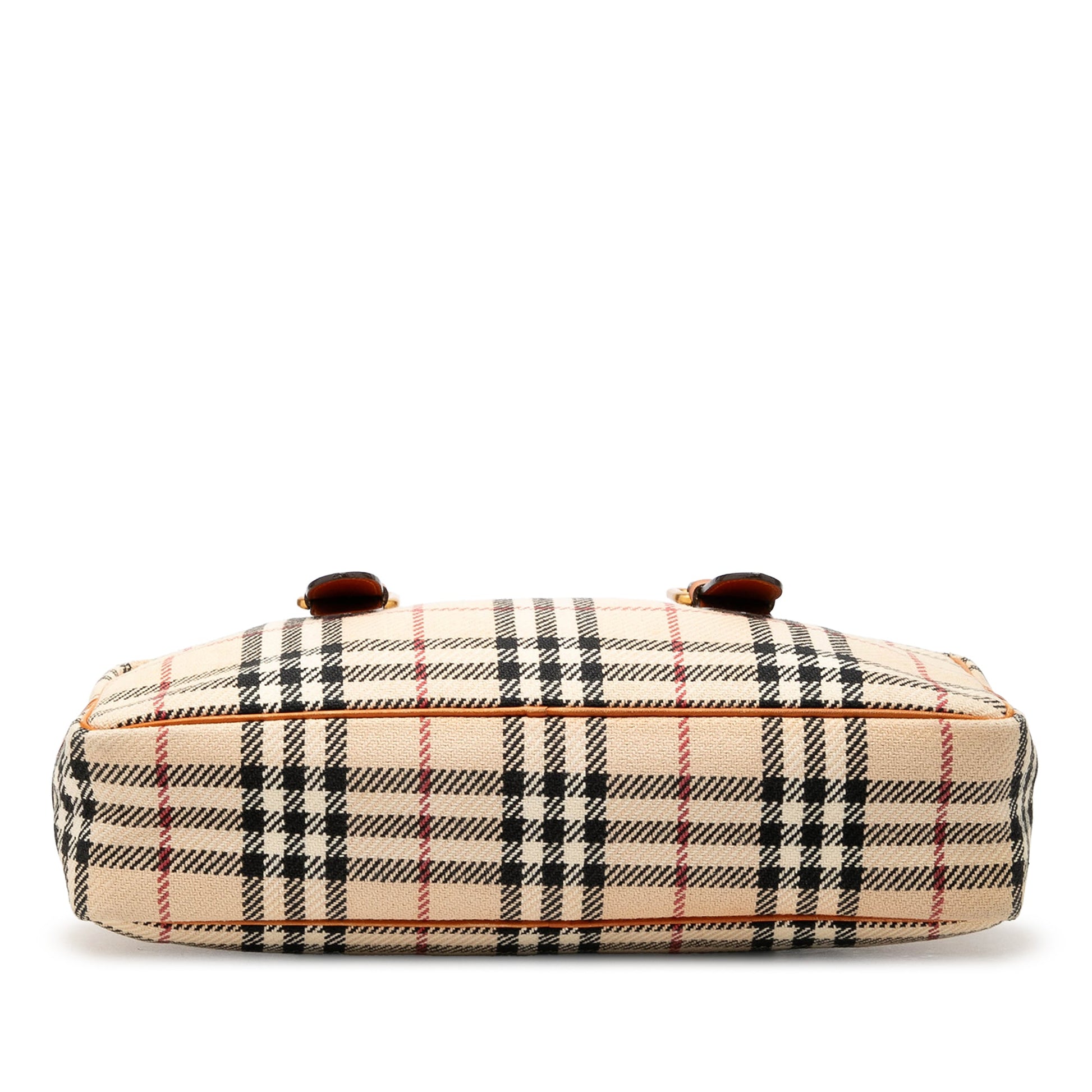 Burberry House Check Wool Shoulder Bag