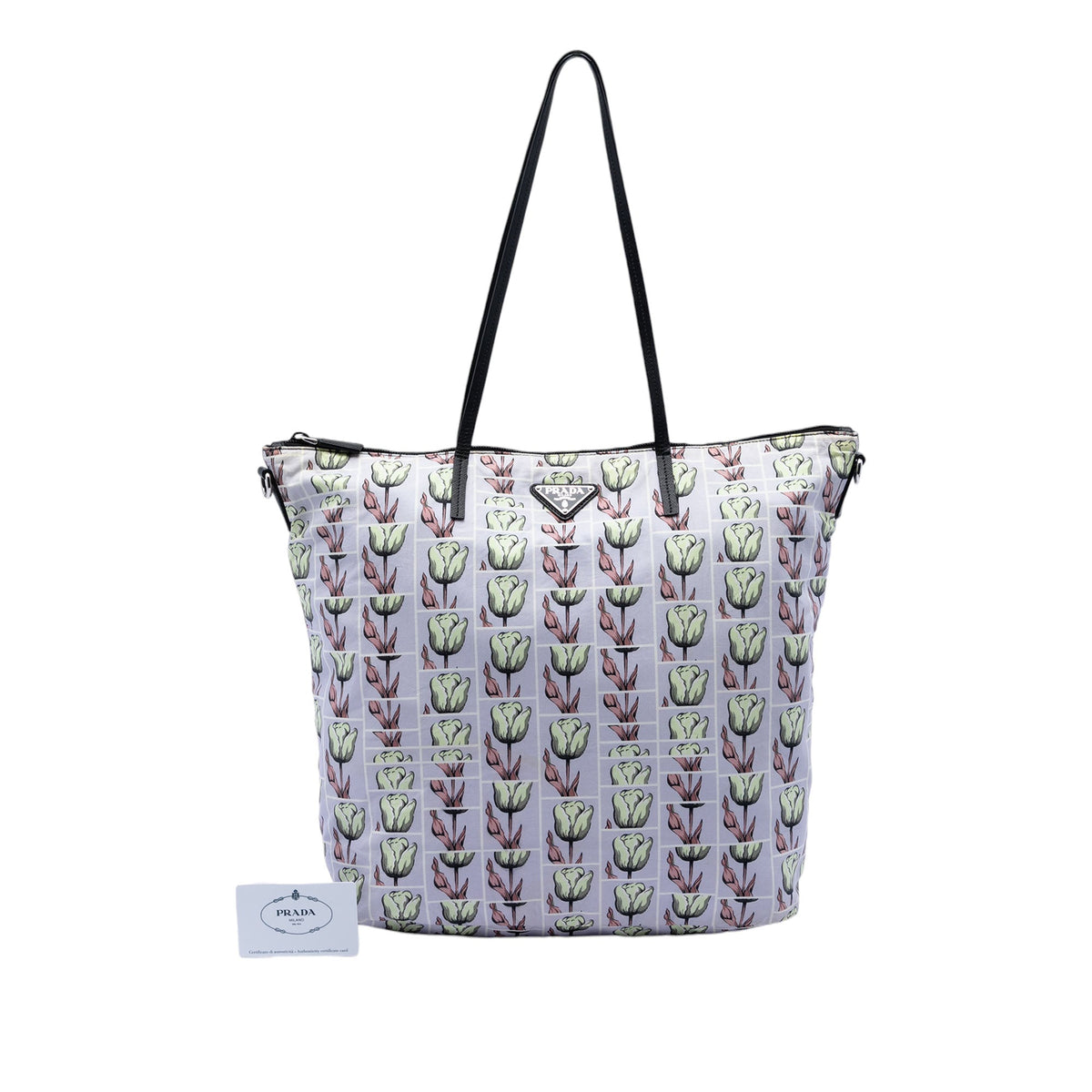Prada Tessuto Stampato Satchel