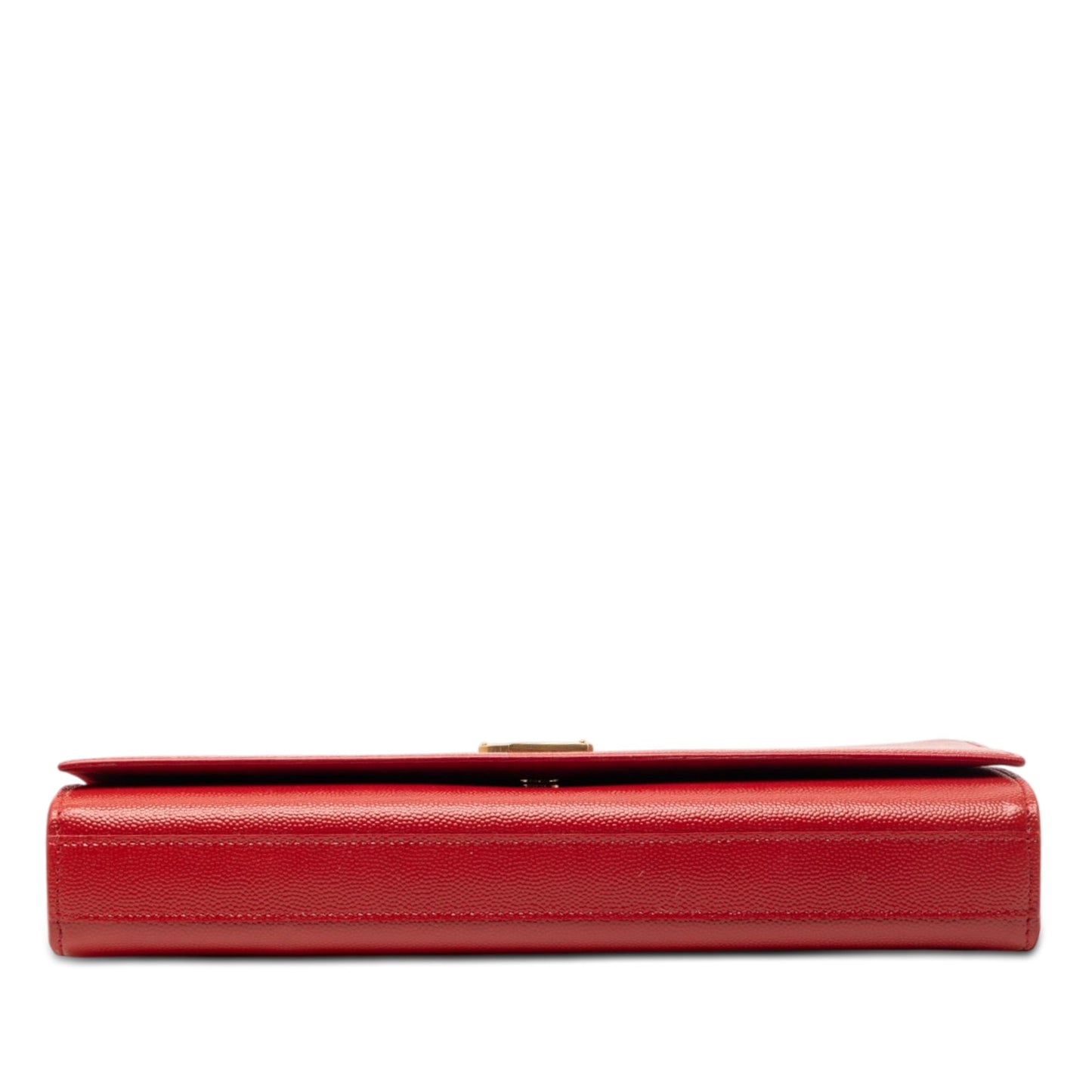 Saint Laurent Grain de Poudre Monogram Cassandre Clutch