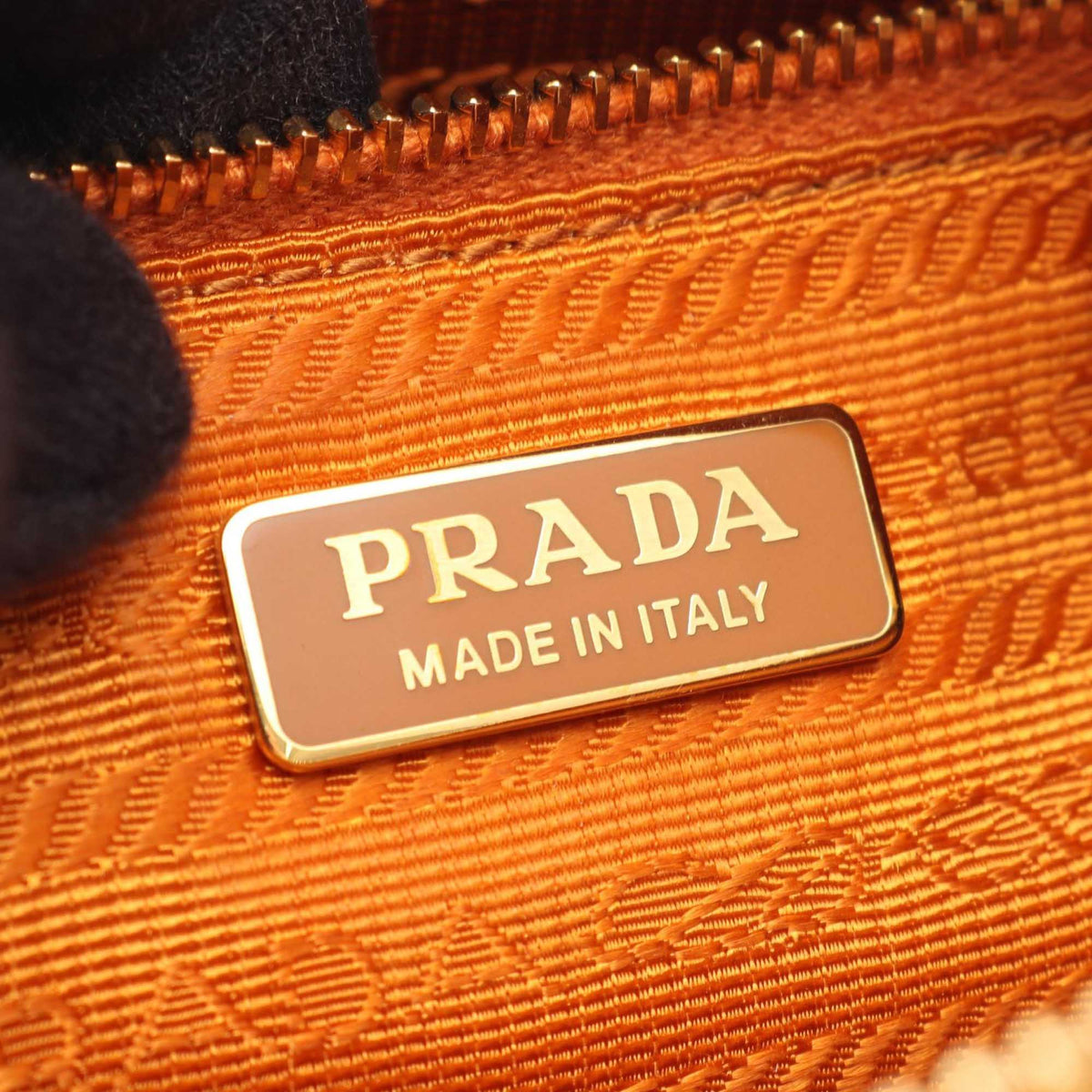 Prada Soft Grain Shoulder Bag