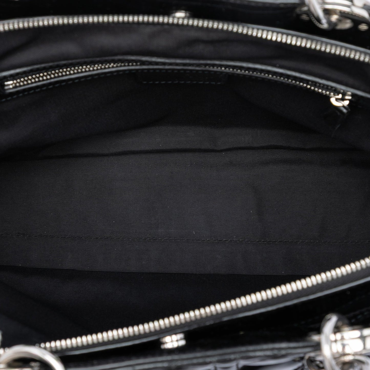 Dior Medium Patent Cannage Lady Dior Soft Shopping Tote