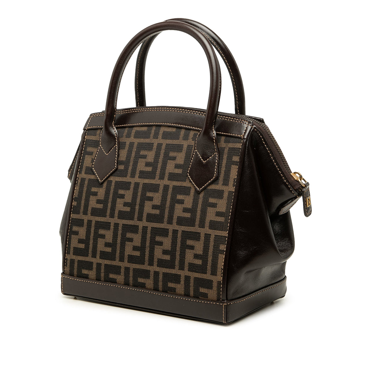 Fendi Zucca Canvas Satchel