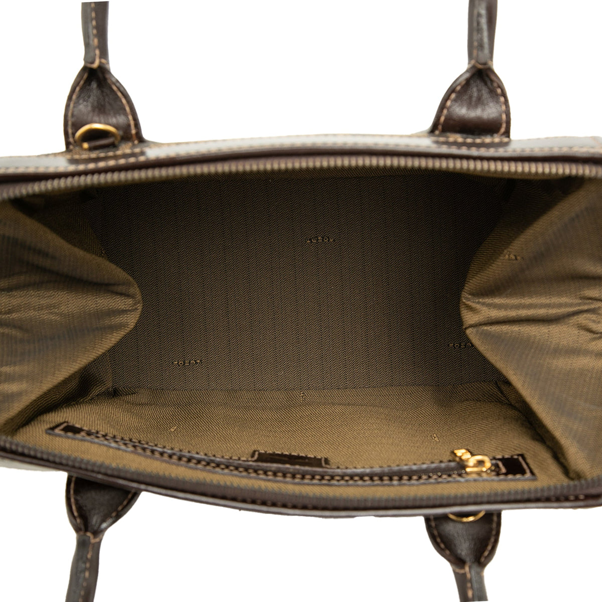 Fendi Zucca Canvas Satchel