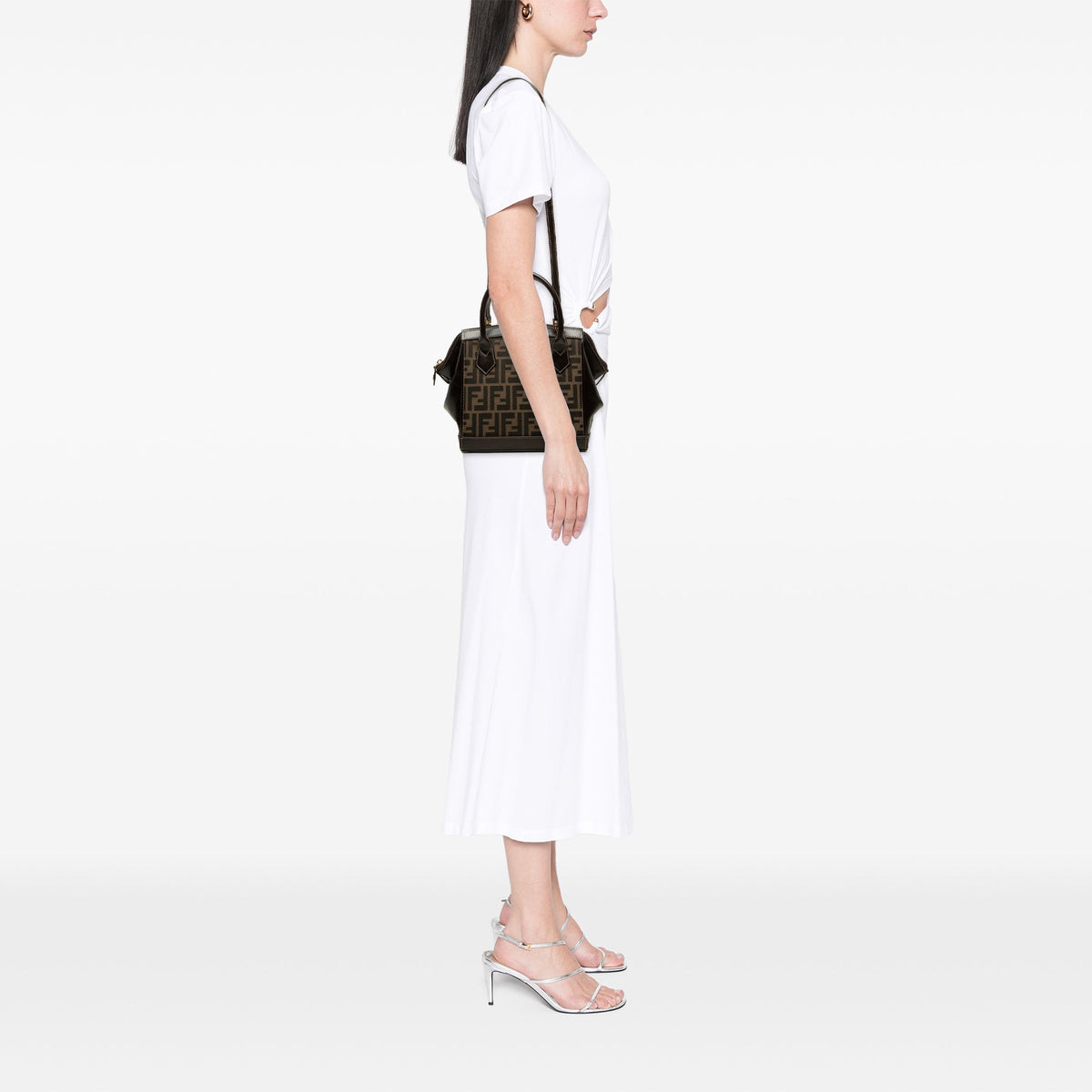 Fendi Zucca Canvas Satchel
