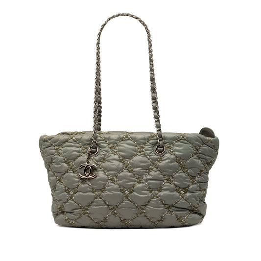 Chanel Paris Byzance Nylon Tweed On Stitch Tote