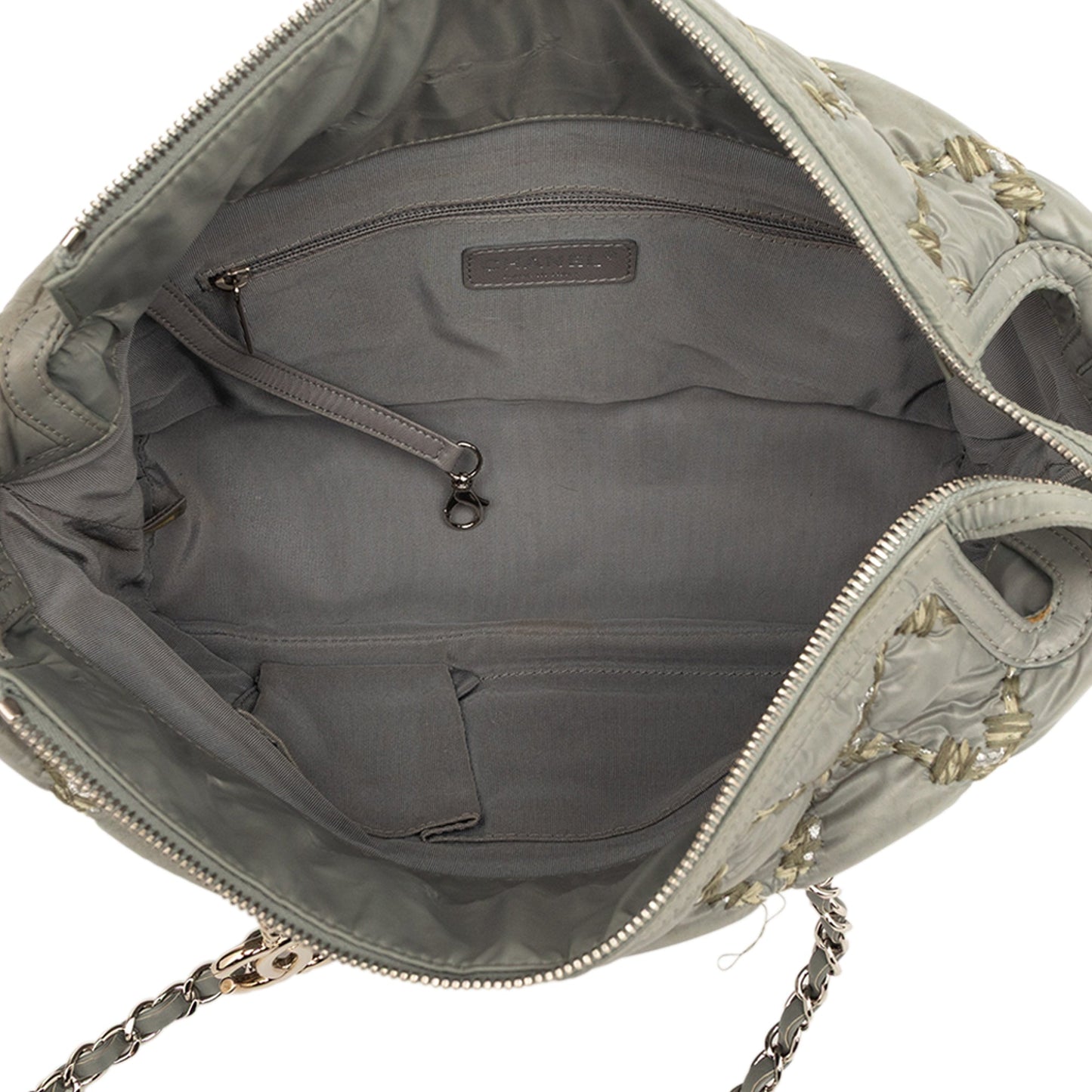 Chanel Paris Byzance Nylon Tweed On Stitch Tote
