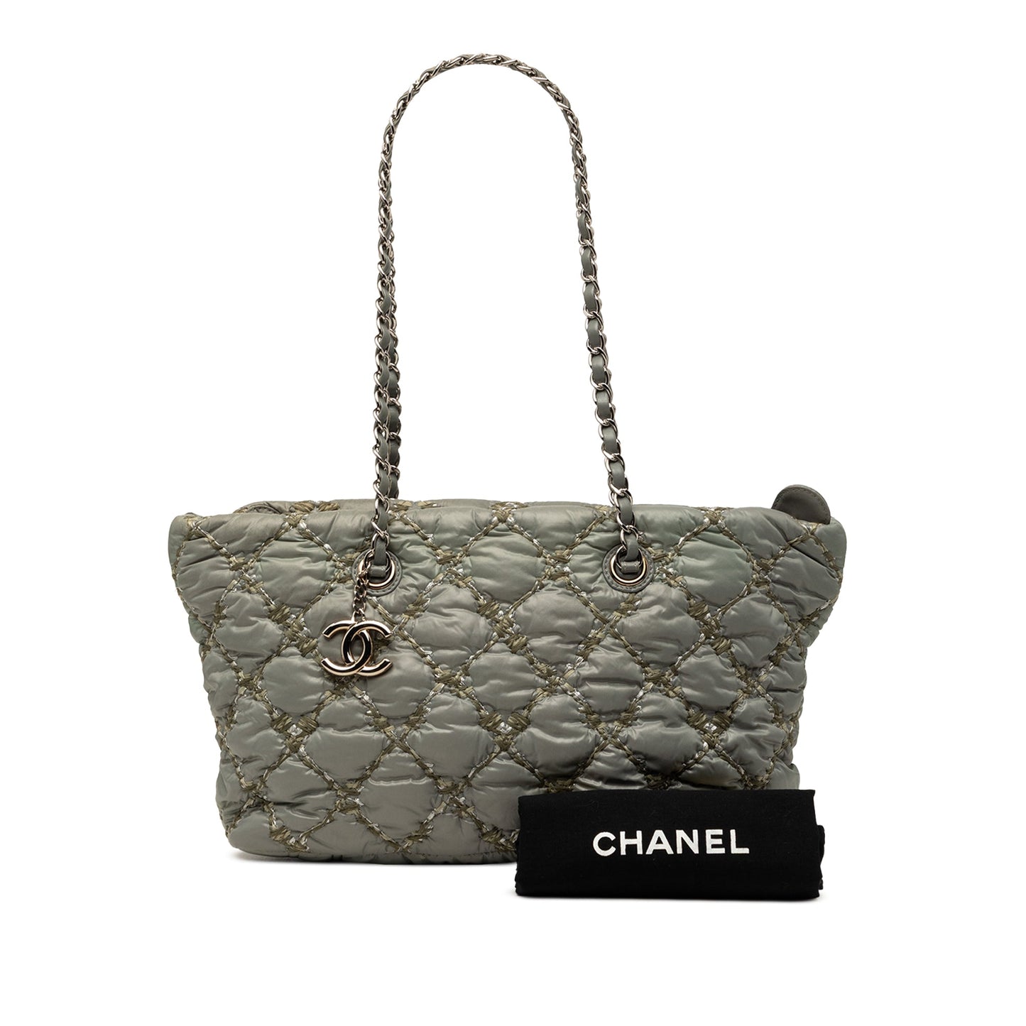 Chanel Paris Byzance Nylon Tweed On Stitch Tote