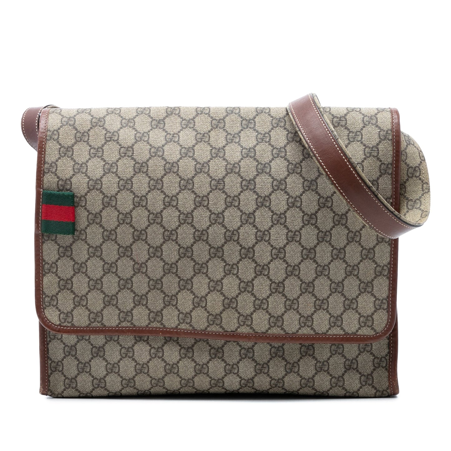 Gucci GG Supreme Web Messenger Bag