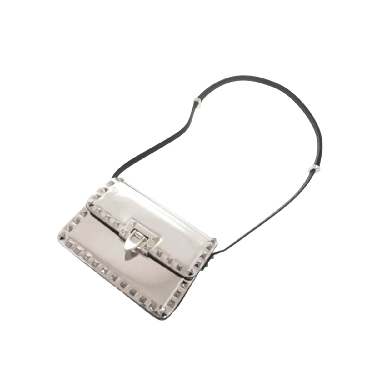 Valentino Small Mirror Calfskin Rockstud23 Shoulder Bag