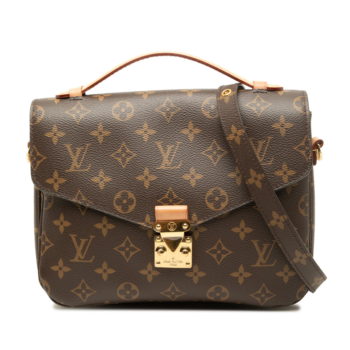 Louis Vuitton Monogram Pochette Metis — Brown