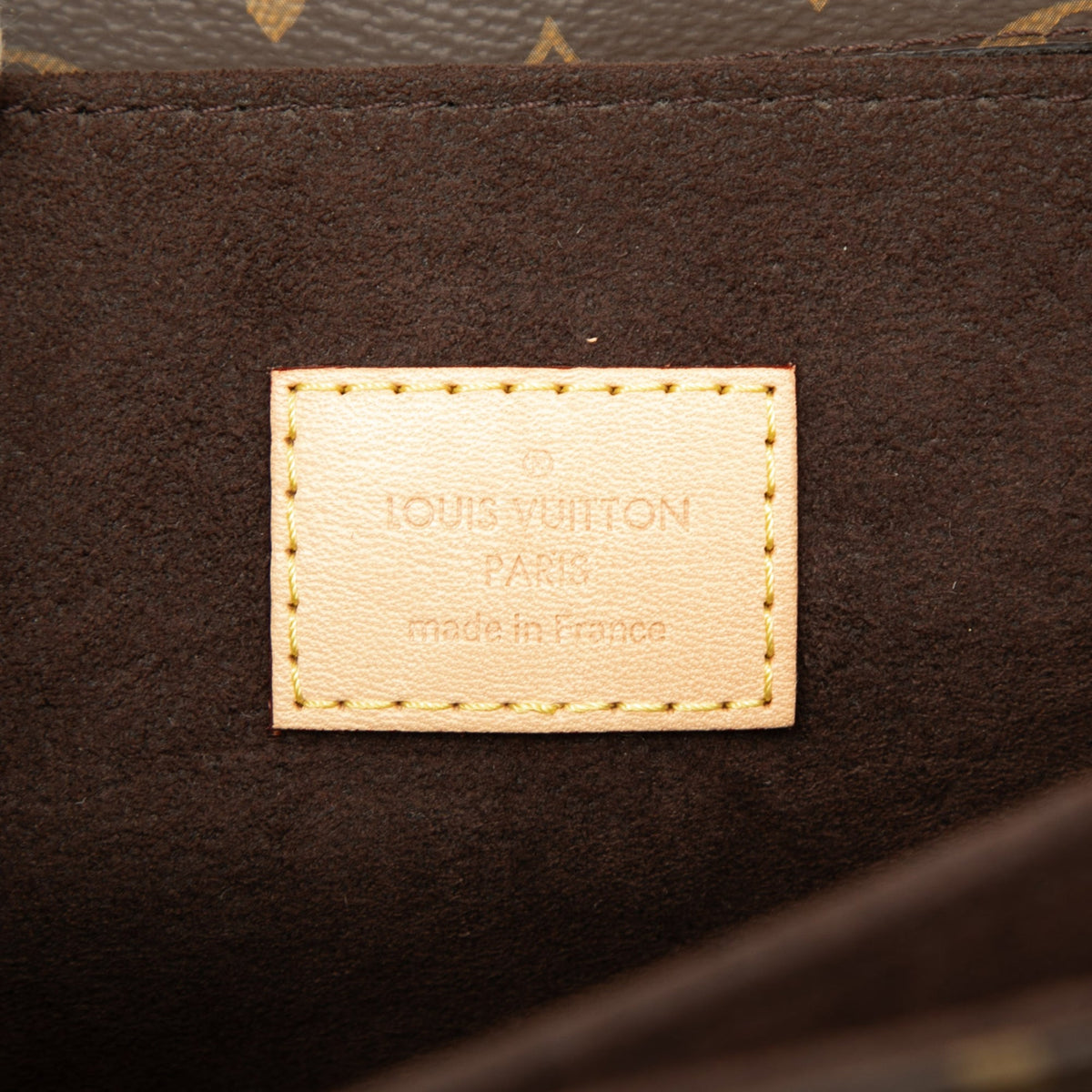 Louis Vuitton Monogram Pochette Metis — Brown