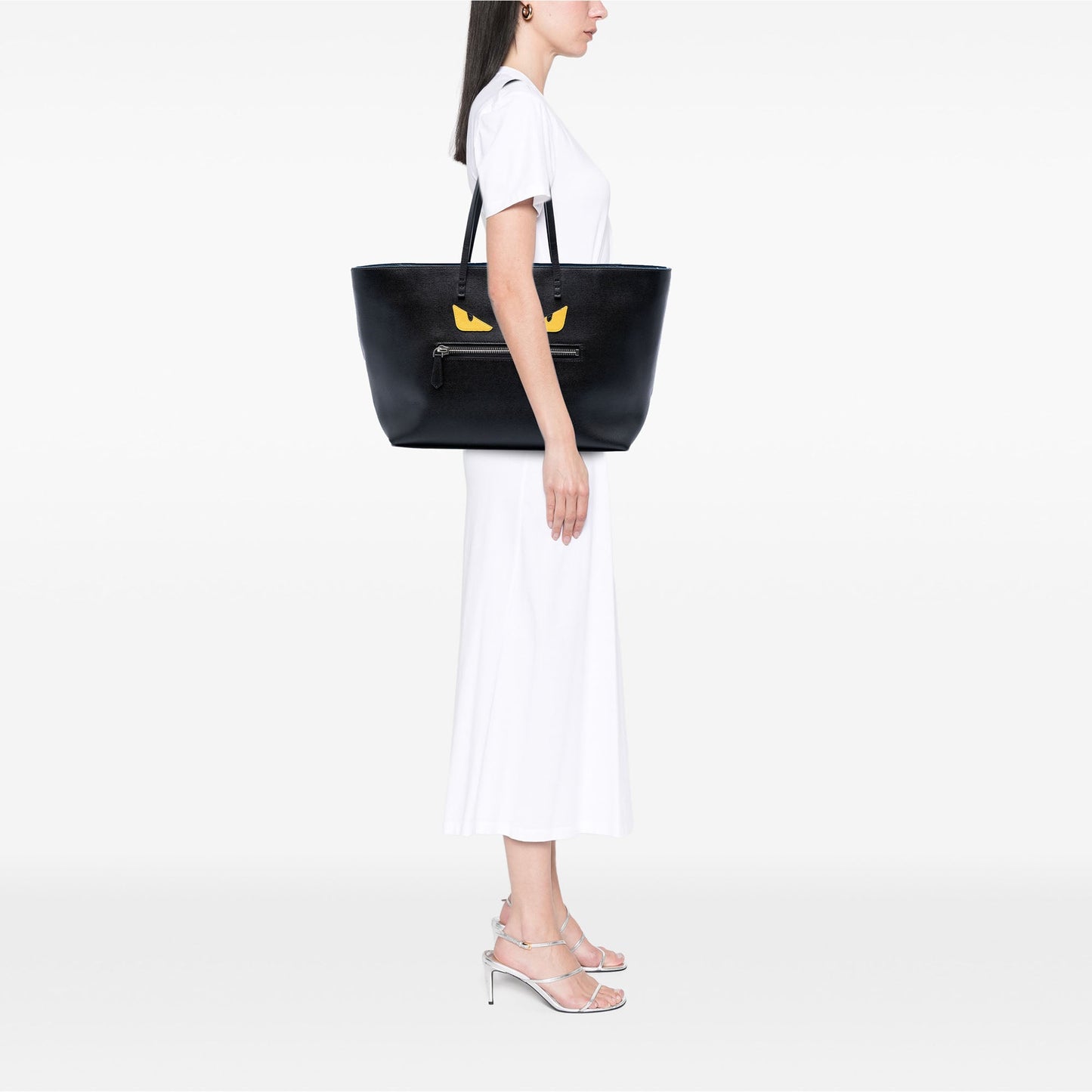 Fendi Leather Monster Roll Tote
