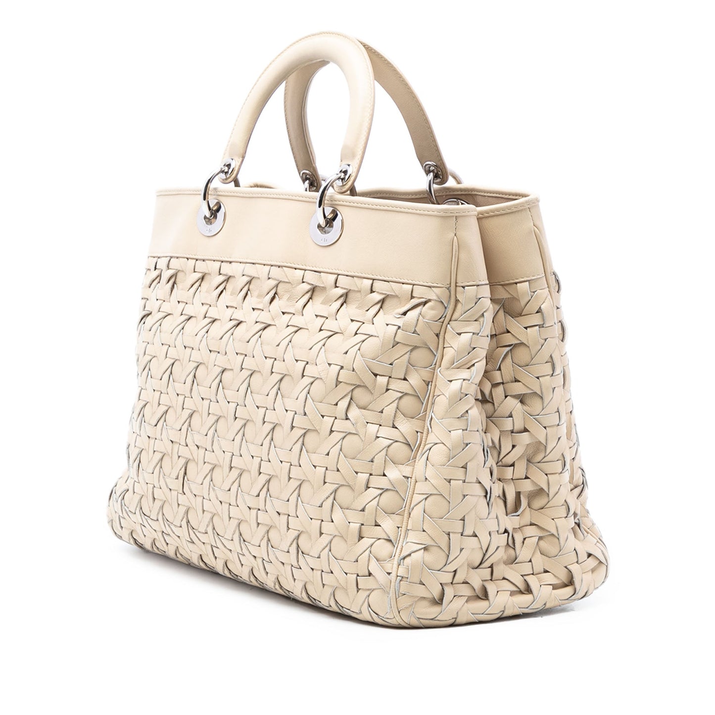 Dior Woven Lambskin Lady Dior Avenue Tote