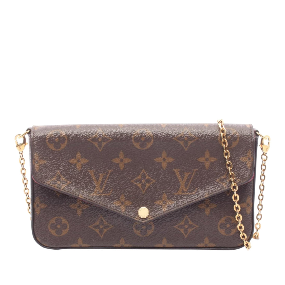 Louis Vuitton Monogram Pochette Felicie — Brown