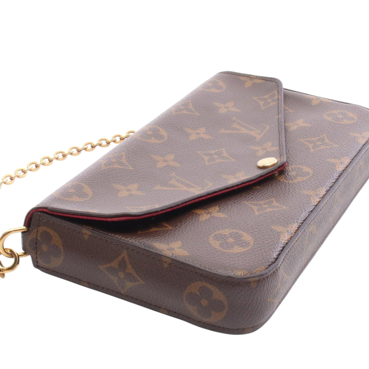 Louis Vuitton Monogram Pochette Felicie — Brown