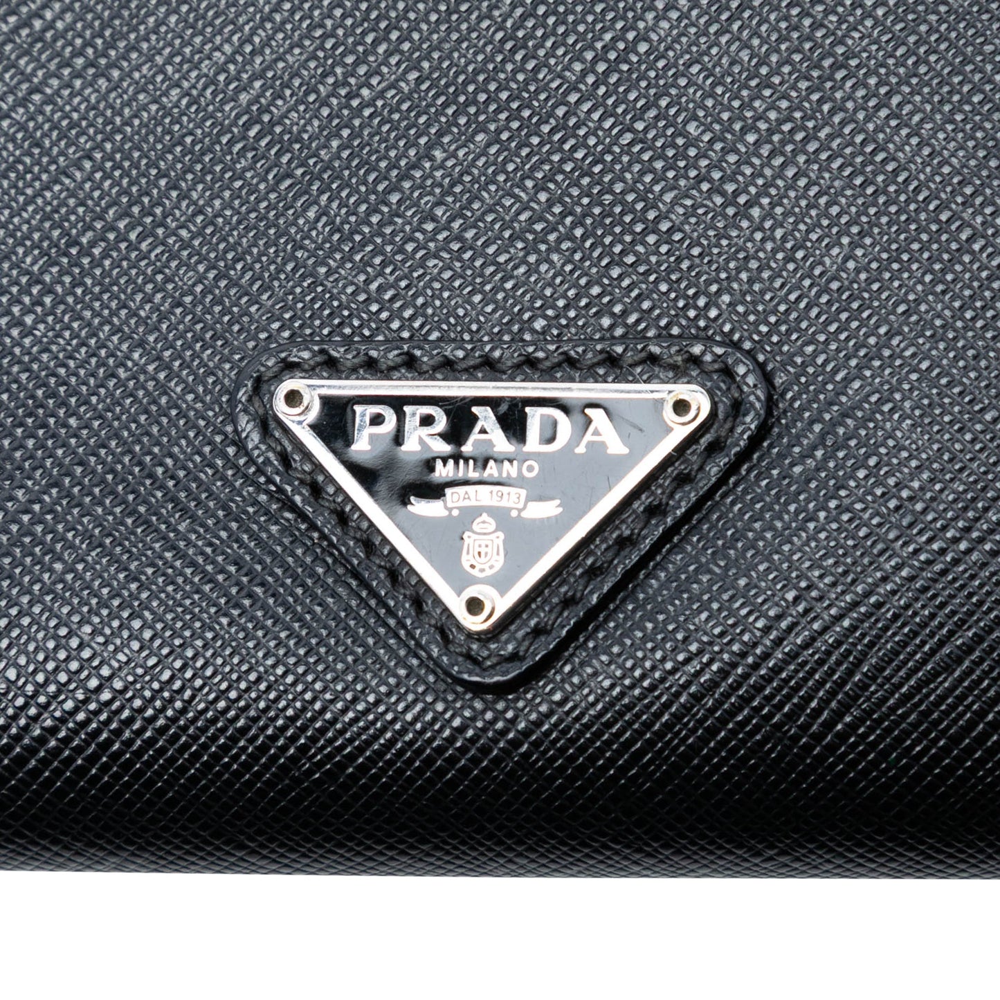 Saffiano Envelope Push Lock Clutch