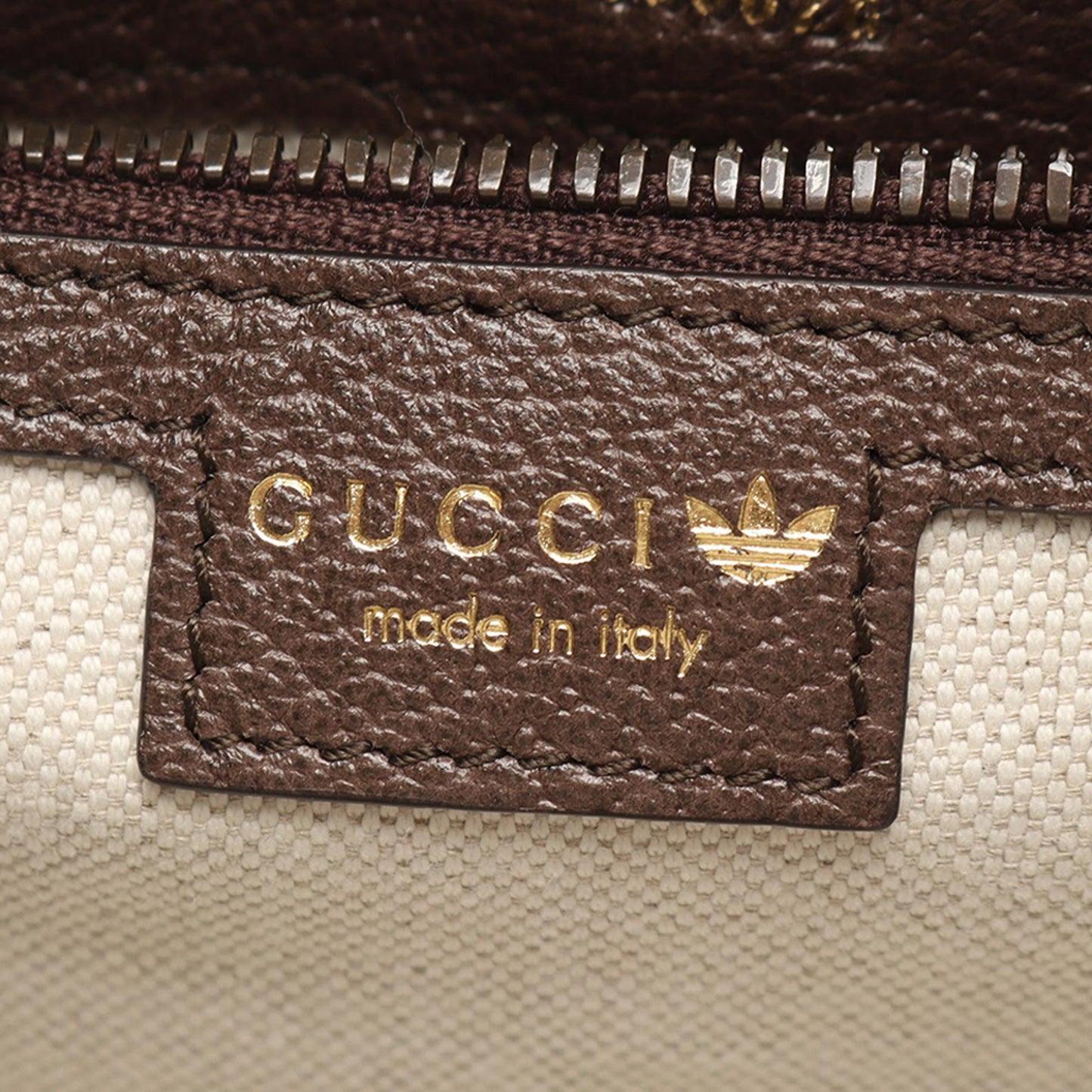 Gucci Adidas Mini GG Crystal Logo Web Duffle Bag