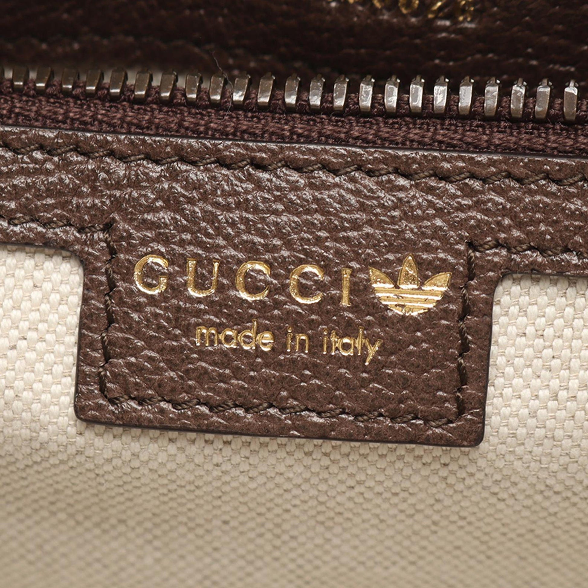 Gucci Adidas Mini GG Crystal Logo Web Duffle Bag