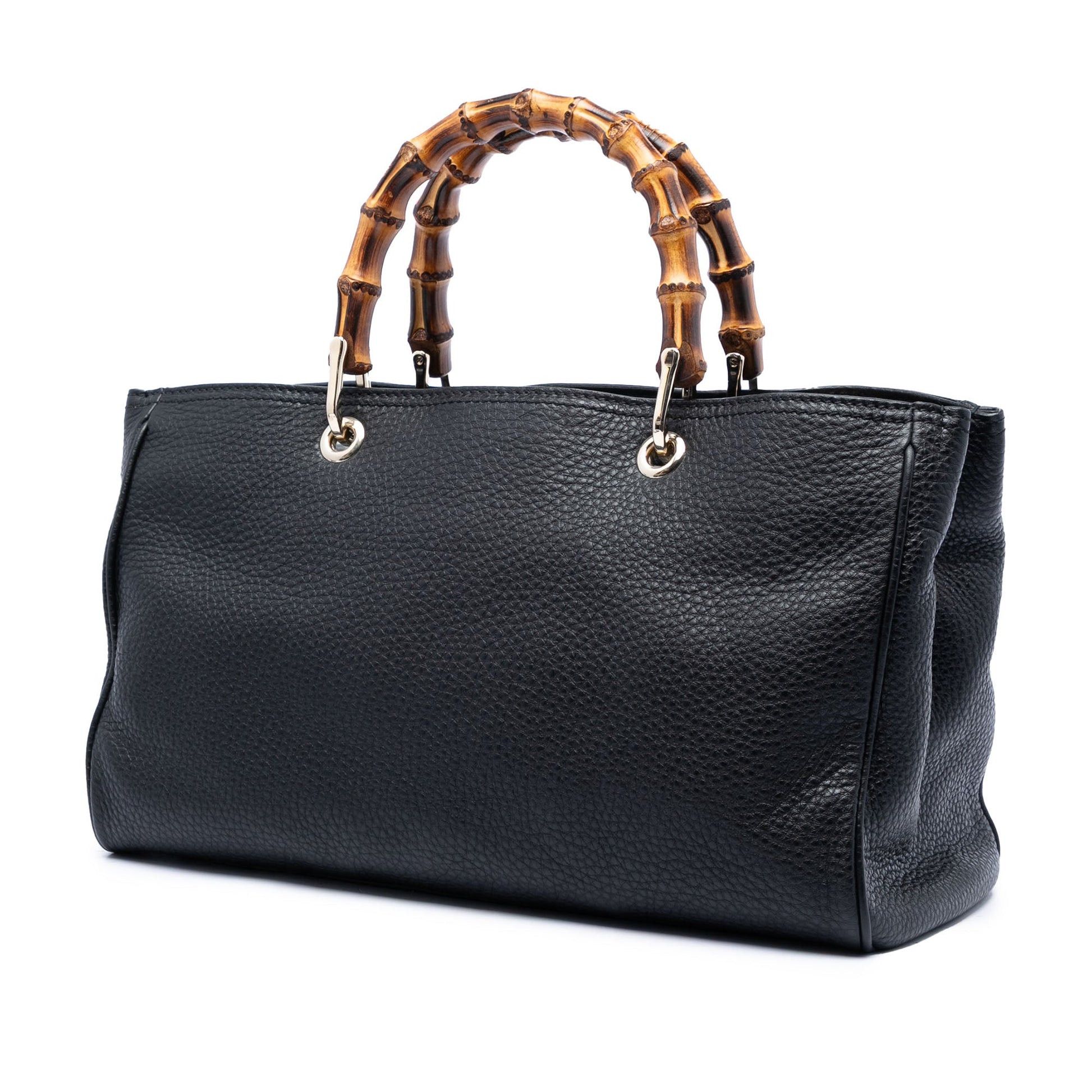 Gucci Medium Calfskin Bamboo Shopper Satchel