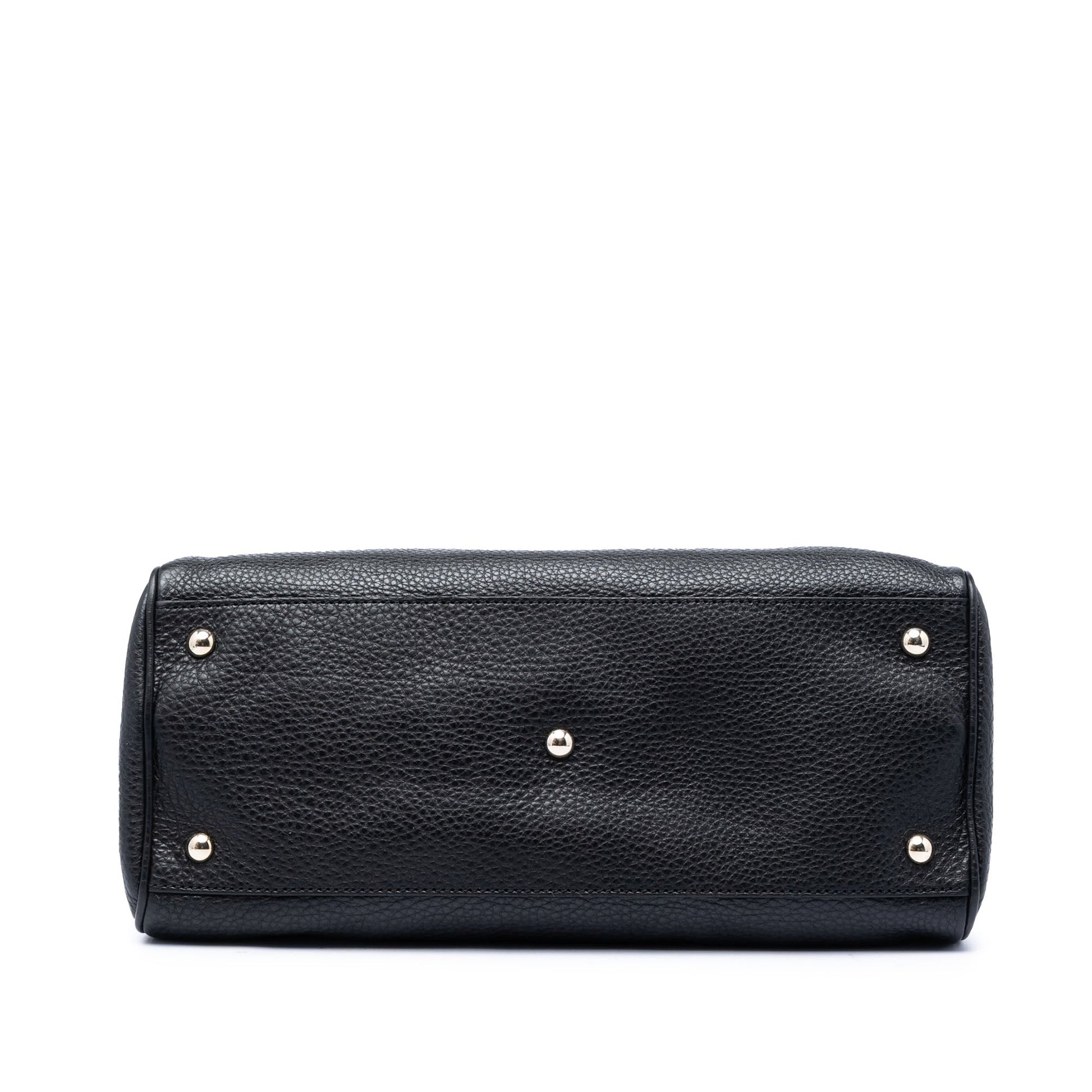 Gucci Medium Calfskin Bamboo Shopper Satchel