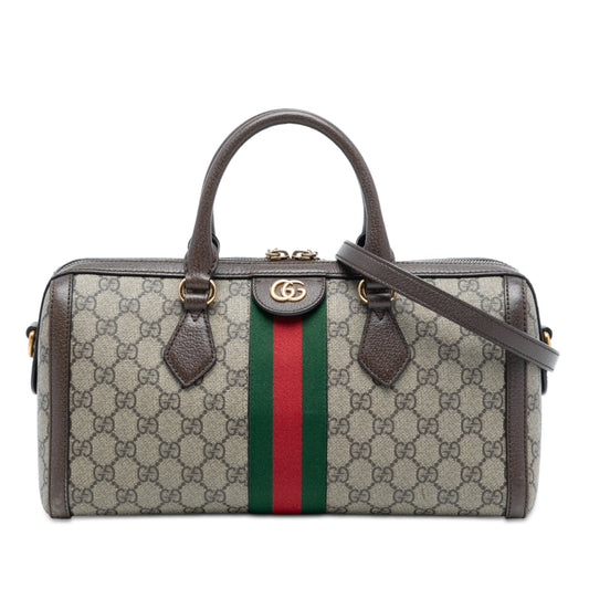 Gucci Medium GG Supreme Ophidia Top Handle Bag