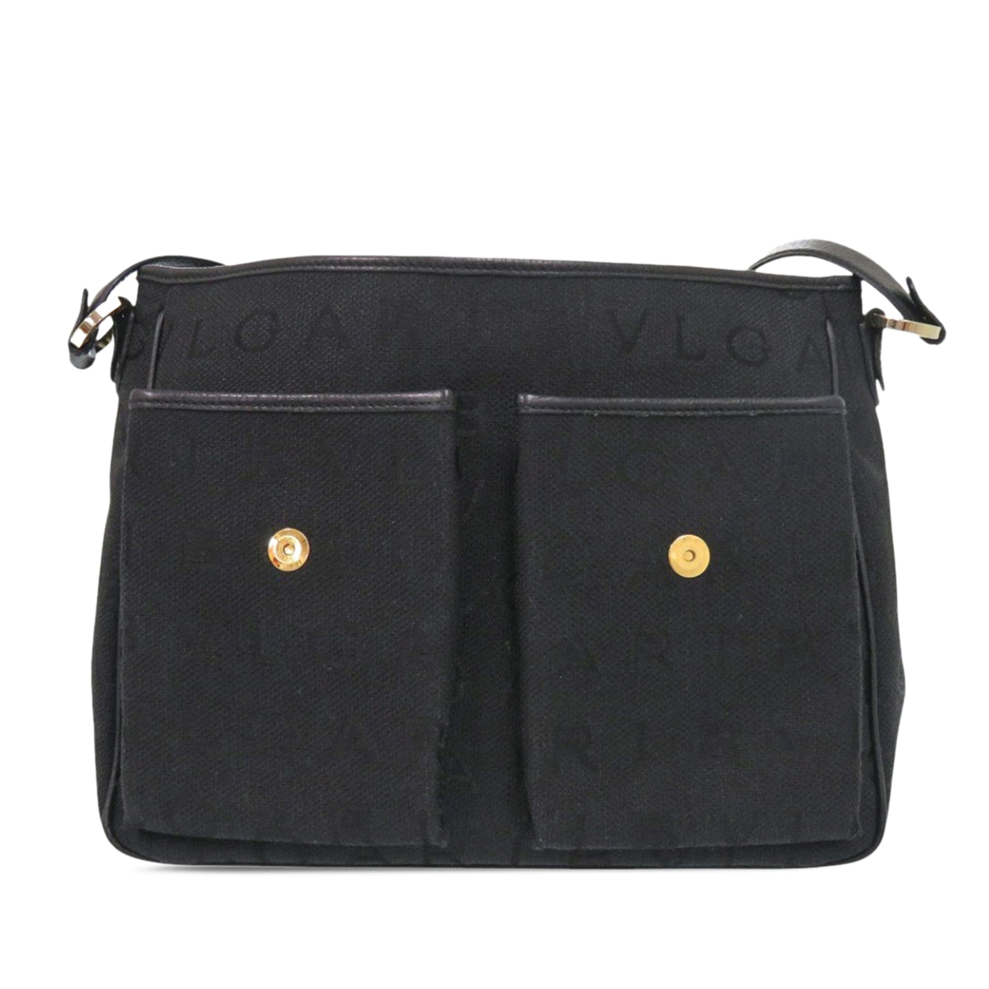 Bvlgari Logomania Canvas Messenger Bag