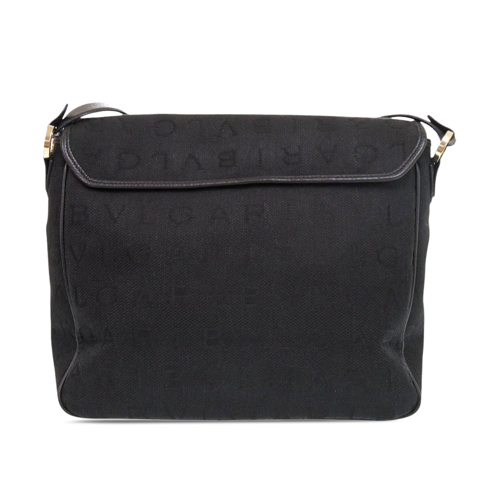 Bvlgari Logomania Canvas Messenger Bag