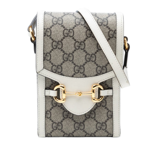 Gucci Mini GG Supreme Horsebit 1955 Crossbody