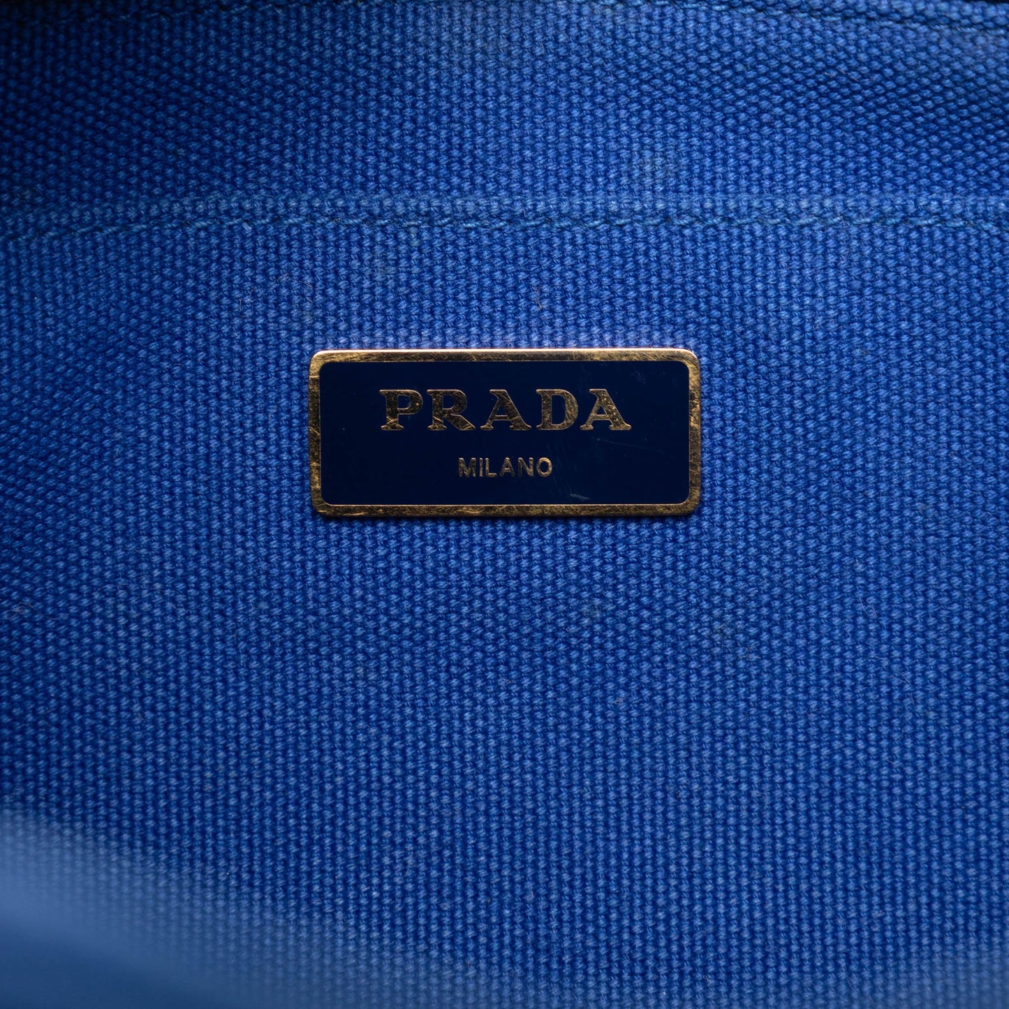 Prada Small Canvas Canapa Logo Tote